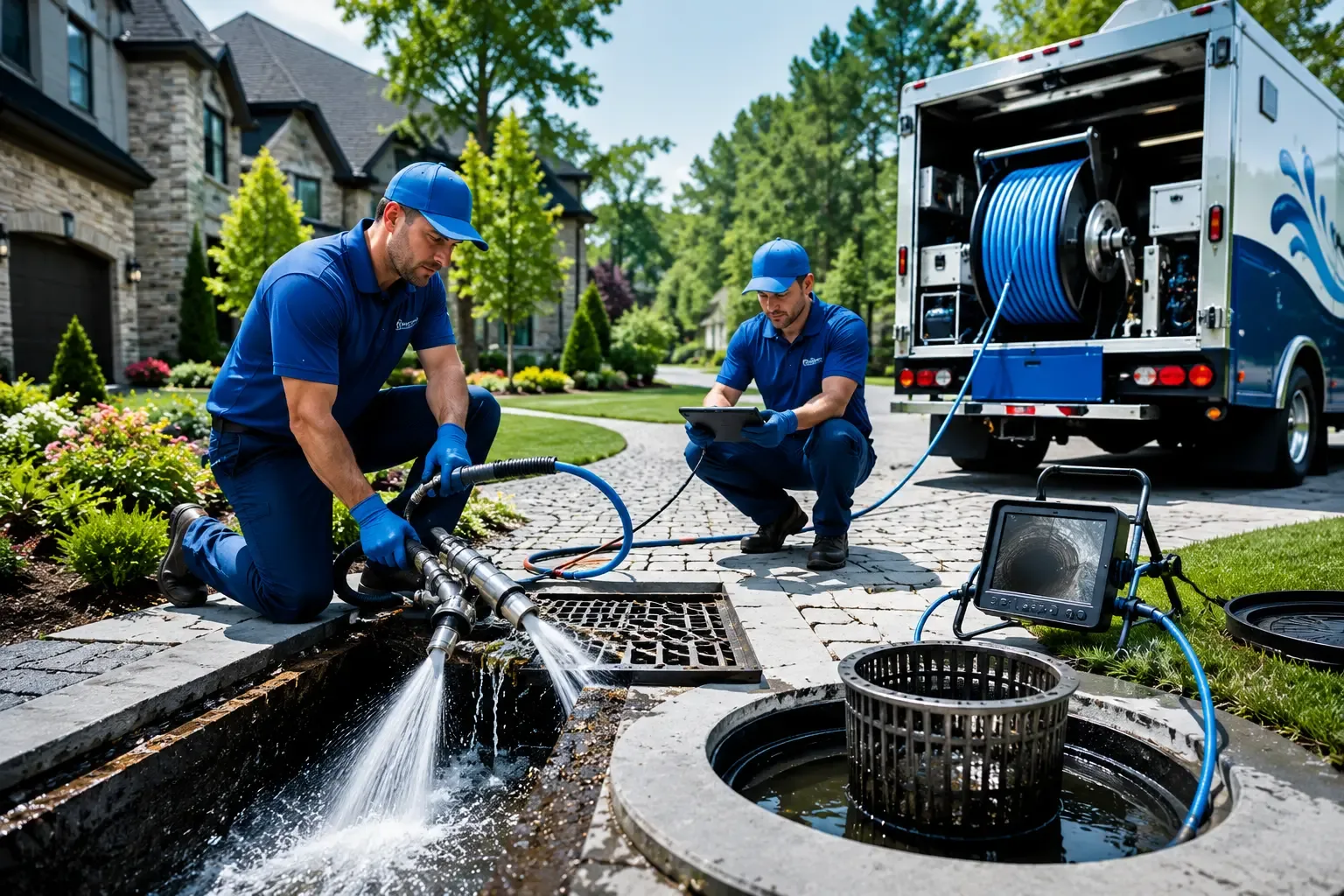 Local outdoor drain cleaning professionals in Bridgeport, OH